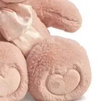 Мягкая игрушка "Медведь Ляля, с бантом", цвет пудровый, 25 см МЛяля/25/131-3