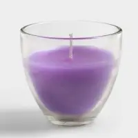 Свеча ароматическая в стакане SCENTED CANDLE, 100 г, лавандовые поля