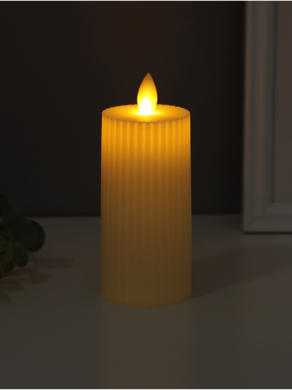 Ночник свеча Ночник свеча "Уют" LED 3xAG13 белый 5х5х11см