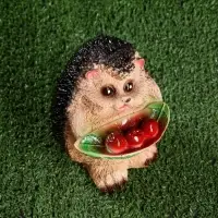 Садовая фигура из гипса &laquo;Ёжик с ягодами&raquo;,12&times;10&times;16 см