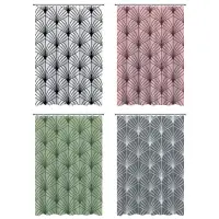 VETTA Шторка для ванной &laquo;Перышко&raquo;, ПЕВА, 30 г/м2, 180х180см, 4 диз.