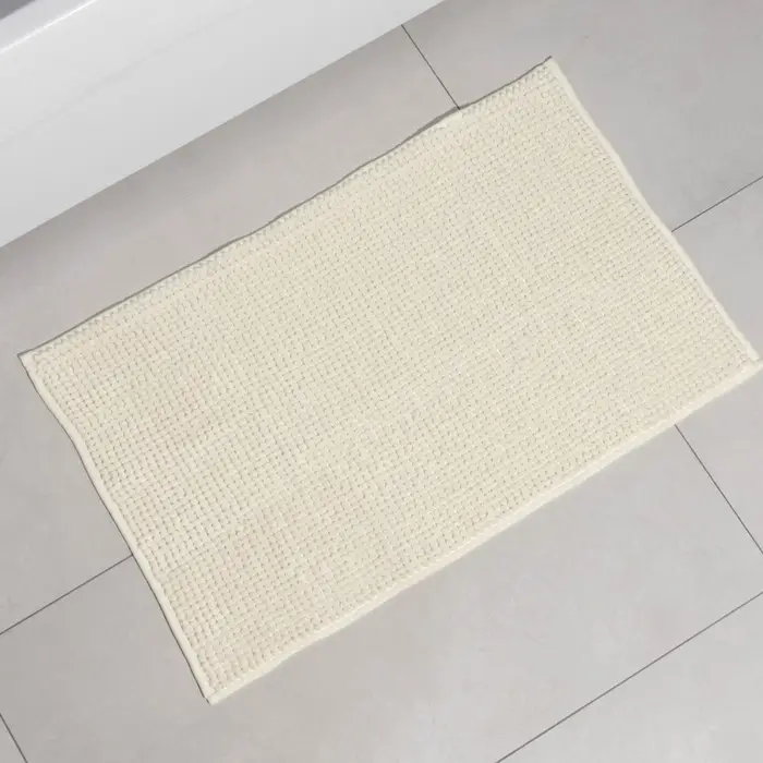 Коврик для дома LaDо́m, букли, плотность 1000 г, 50&times;80 см, белый