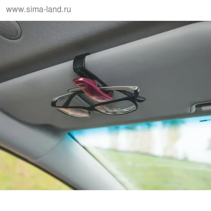 Держатель для очков TORSO, зажим, красный Держатель для очков TORSO, зажим, красный