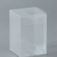 Складная прозрачная коробка из PVC, для упаковки подарков, 4&times;4&times;6 см