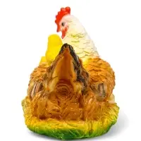 Садовая фигура из гипса &laquo;Курица наседка с цыплятами&raquo;, 27&times;20&times;21 см