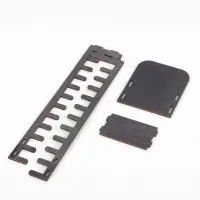 Подставка под открытки, 11 ячеек, 270&times;110&times;84, толщина 3 мм, тёмная