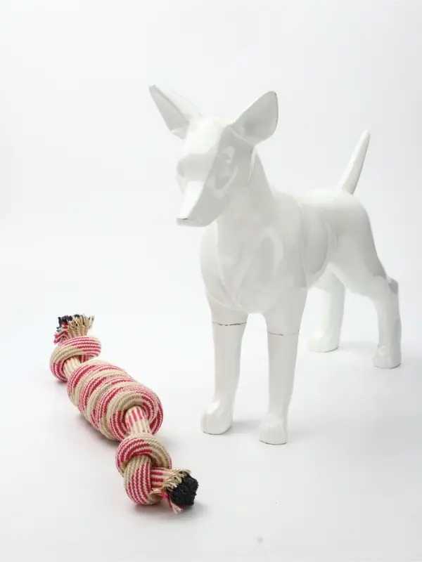 Игрушка для больших и средних собак канатная &laquo;Двойной узел&raquo;, до 50 см, до 185 г