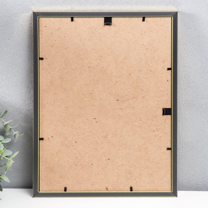 Фоторамка пластик Фоторамка пластик "МИРАМ" 25х35 см, золото (пластиковый экран)