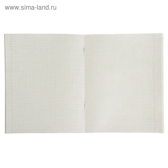 Тетрадь 48 листов в клетку Calligrata «Шотландка», обложка мелованный картон, блок №2, белизна 75% (серые листы), МИКС