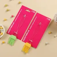 Кисть Доляна «Лёд», силикон, 16,5×3×0,9 см, цвет МИКС Кисть Доляна «Лёд», силикон, 16,5×3×0,9 см, цвет МИКС