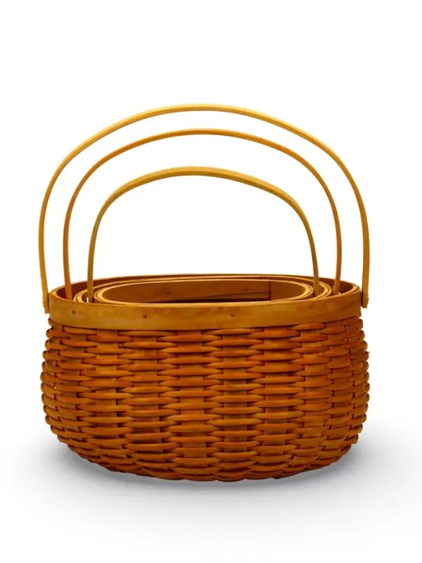 Набор корзин 3 шт 26х21х15 23х18х14 20х16/х12 см ручка h=18/17/16 см