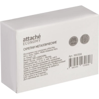 Скрепки никелированные, 28мм, негофрир., 100 шт/уп