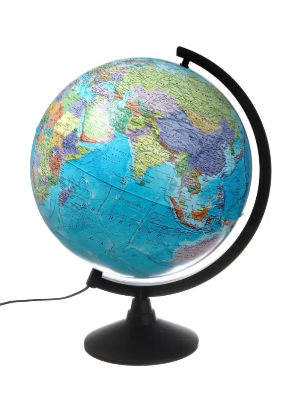 Глобус политический &laquo;Классик&raquo;, диаметр 320 мм, с подсветкой