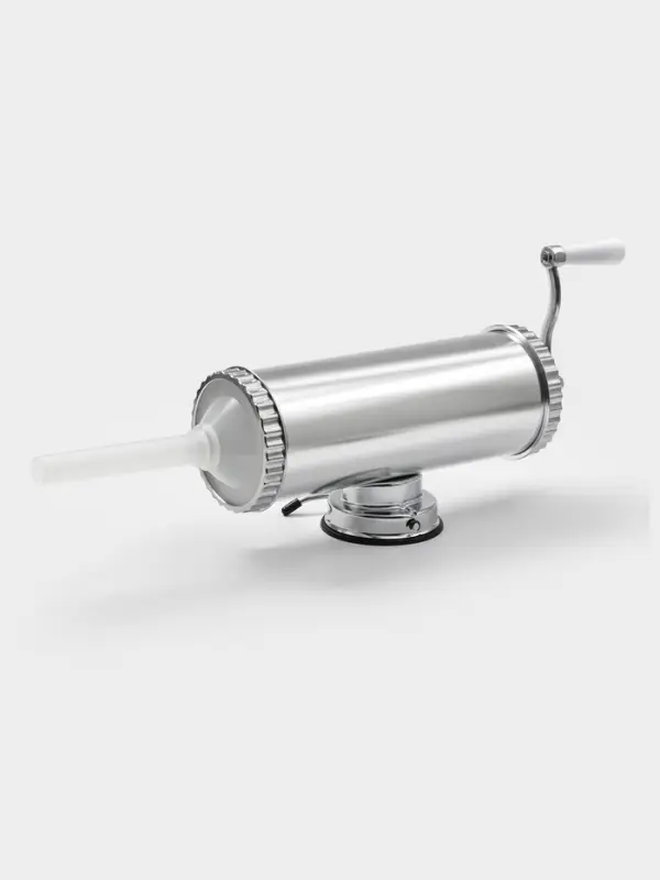 Шприц колбасный, 2.5 кг, 34&times;12&times;15 см, 2 насадки, нержавеющая сталь