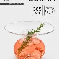 Стакан Magistro &laquo;Forma. Юпитер&raquo;, 365 мл, 15.5&times;9.7 см, стекло, прозрачный