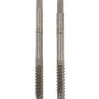 Метчики метрические ручные ТУНДРА, М4&times;0.7 мм, комплект из 2 шт.