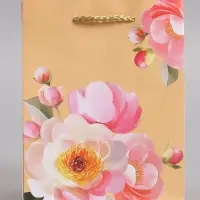 Пакет подарочный ламинированый "Душевная радость" 11,5 х 14,5 х 6,5 см