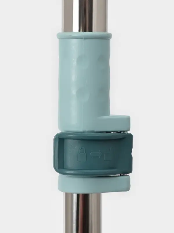 Водосгон для пола, силиконовый поворотный сгон 60 см, черенок нерж. сталь 58-97 см