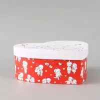 Коробка твёрдая подарочная &laquo;Любовь, любовь&raquo;, 18.5&times;17&times;7.5 см