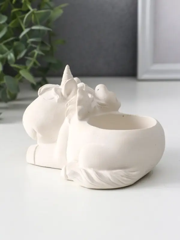 Подставка под мелочей «Единорог», 8×12×9 см, натуральный