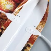 Пакет подарочный новогодний &laquo;Злато&raquo;, полиэтиленовый с пластиковой ручкой, 38&times;35 см