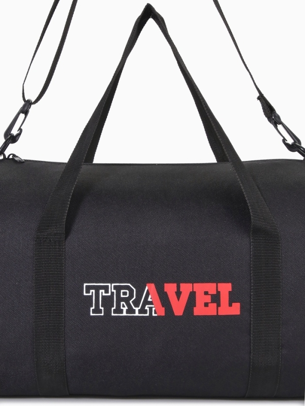 Сумка дорожная, TEXTURA, маленький размер, цвет чёрный Сумка дорожная, TEXTURA, маленький размер, цвет чёрный