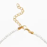 Чокер "Морской мир" жемчуг барочный, цвет белый в золоте