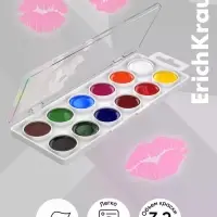 Акварельные краски 12 цветов ErichKrause Frenchie, европодвес