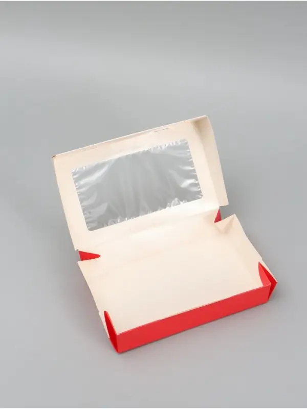 Коробка подарочная складная &laquo;С любовью&raquo;, 20&times;12&times;4 см, с окном