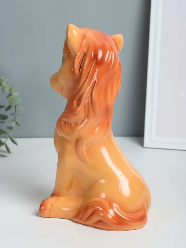 Копилка "Лошадка веселая" высота 27 см, коричневый