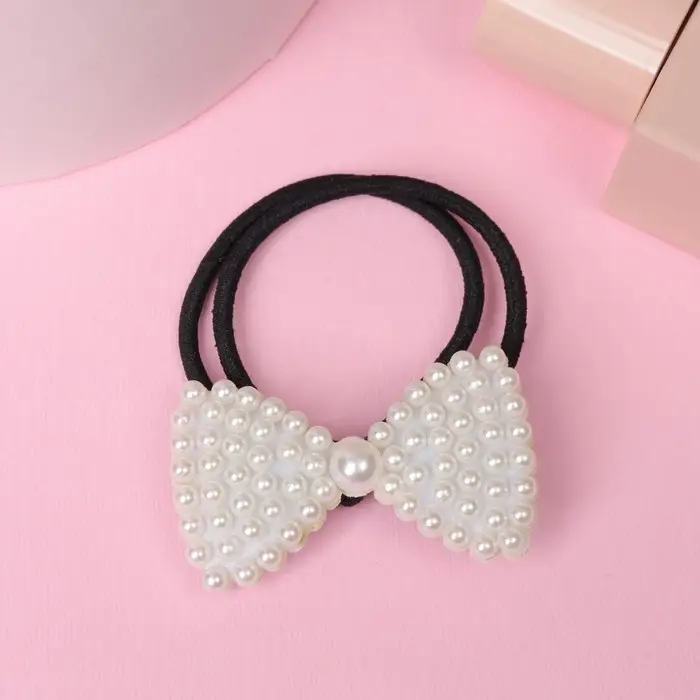 Резинка для волос Резинка для волос "Жемчужный рай" бант крупный