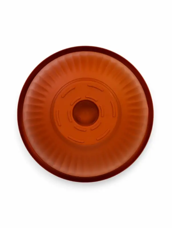 Кашпо - миска для цветов IDEA &laquo;Ливия&raquo;, 11.5 л, d=39 см, h=19 см, пластиковое, коричневое