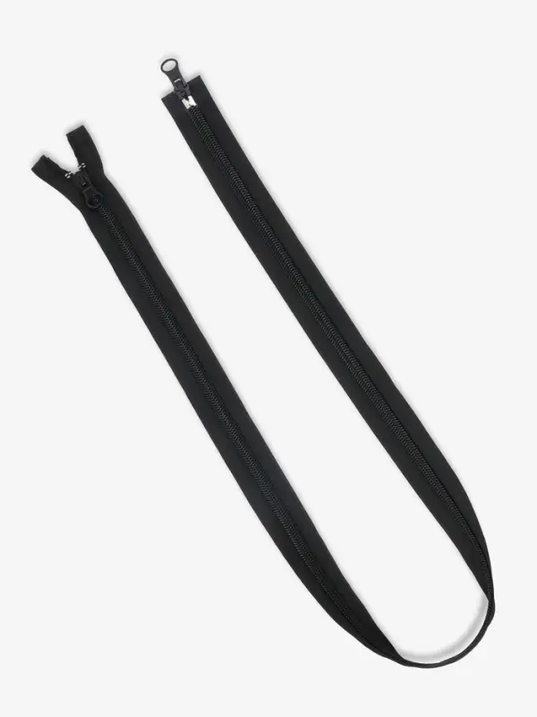 Молния &laquo;Спираль&raquo;, №10, разъёмная, 2 замка, замки автомат, 110 см, чёрная