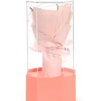 Шкатулка декоративная &laquo;Роза Love&raquo;, с подсветкой, 3хААА,, LN1445, 10&times;10&times;20.5 см, розовая