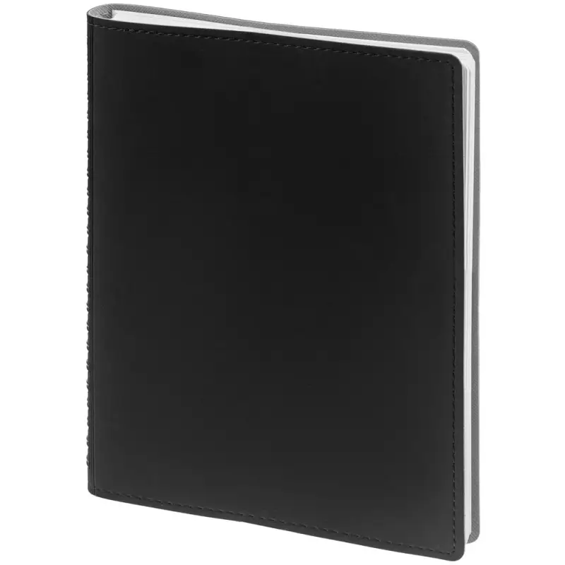 Ежедневник Spring Shall, недатированный, черный с серым Ежедневник Spring Shall, недатированный, черный с серым