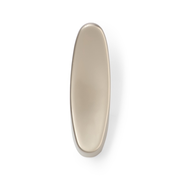 Крючок мебельный CAPPIO PLATE, однорожковый, цвет матовый никель