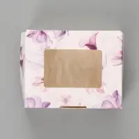 Коробка подарочная складная &laquo;Помни, ты прекрасна&raquo;, 10&times;8&times;3.5 см, с окном