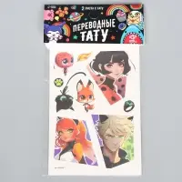 Переводные татуировки детские «Герои», 2 листа, тату — 16 шт.