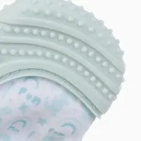 Прорезыватель на ручку для зубов &laquo;Дино&raquo;, светло-серый