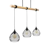 Люстра &laquo;Арландо&raquo; 3хЕ27 40 Вт черный 60&times;20&times;20-200 см