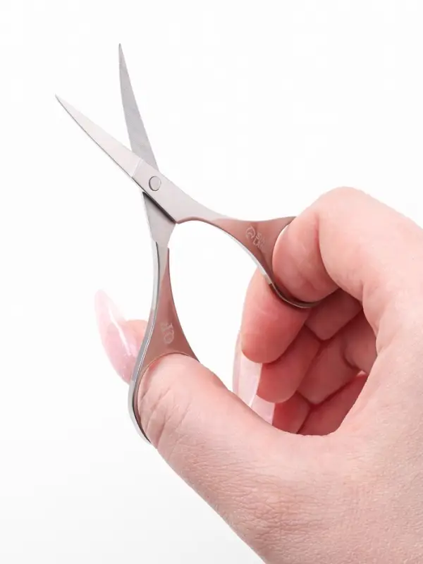Ножницы маникюрные &laquo;Премиум&raquo;, загнутые, 9 см, на блистере