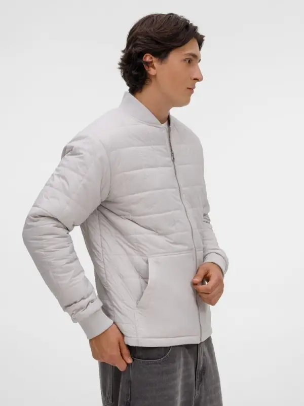 Куртка унисекс Warmbridge, светло-серая, размер XS