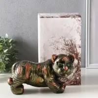 Копилка "Тигр" 14х12,5х24 см, золотой Копилка "Тигр" 14х12,5х24 см, золотой