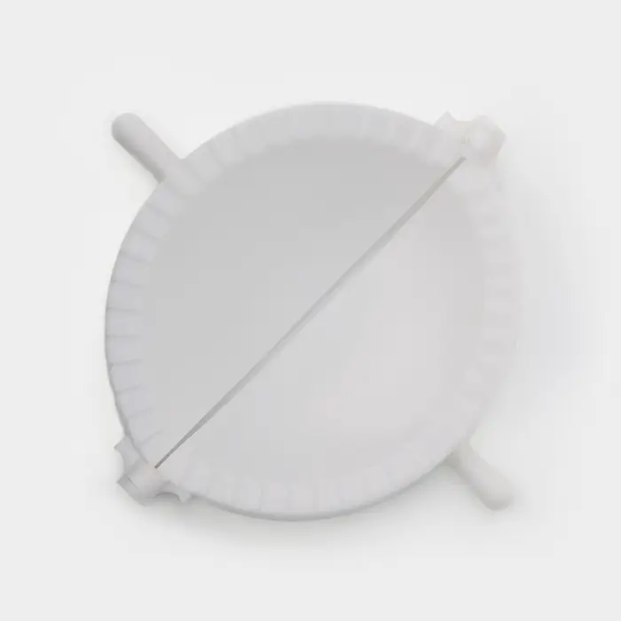 Форма для лепки вареников Доляна, d=12 см, белая