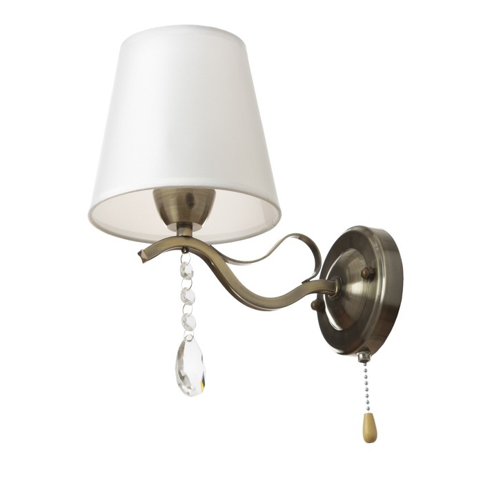 Бра "Жаклин" 1х40Вт E14 бронза 20х15х26 см.