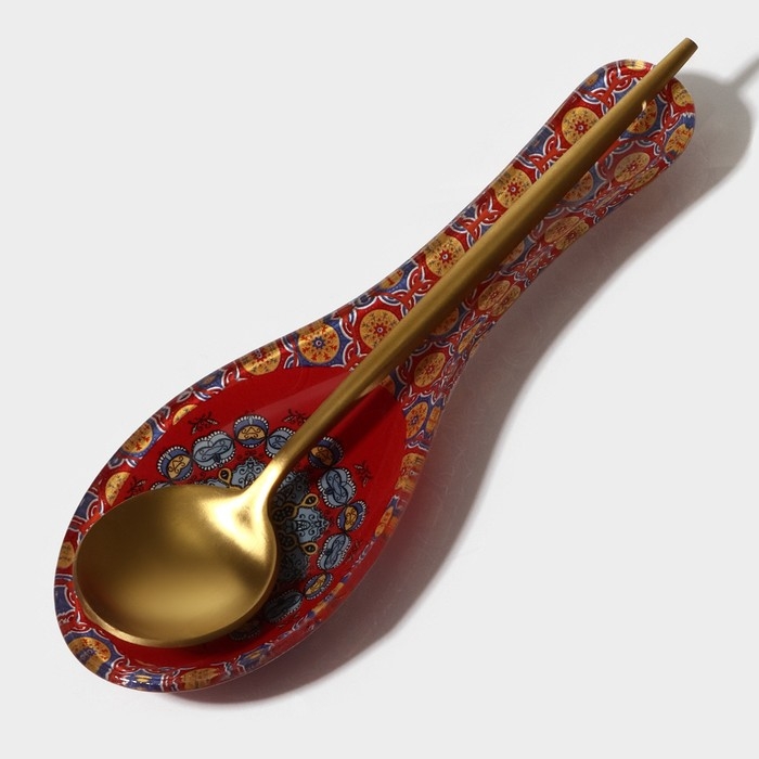 Подставка стеклянная под ложку Доляна «Крац», 21,5×7,5×1,4 см Подставка стеклянная под ложку Доляна «Крац», 21,5×7,5×1,4 см