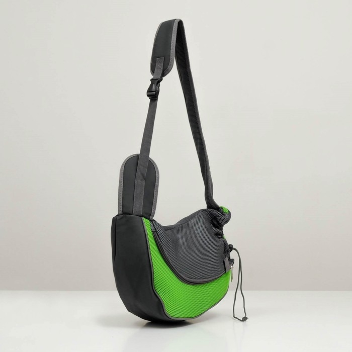 Сумка-переноска Сумка-переноска "Слинг" для животных, 42 х 25 см, зеленая