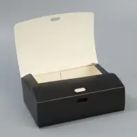 Коробка подарочная складная, упаковка, «Чёрная», 16.5 х 12 х 5 см, БЕЗ ЛЕНТЫ