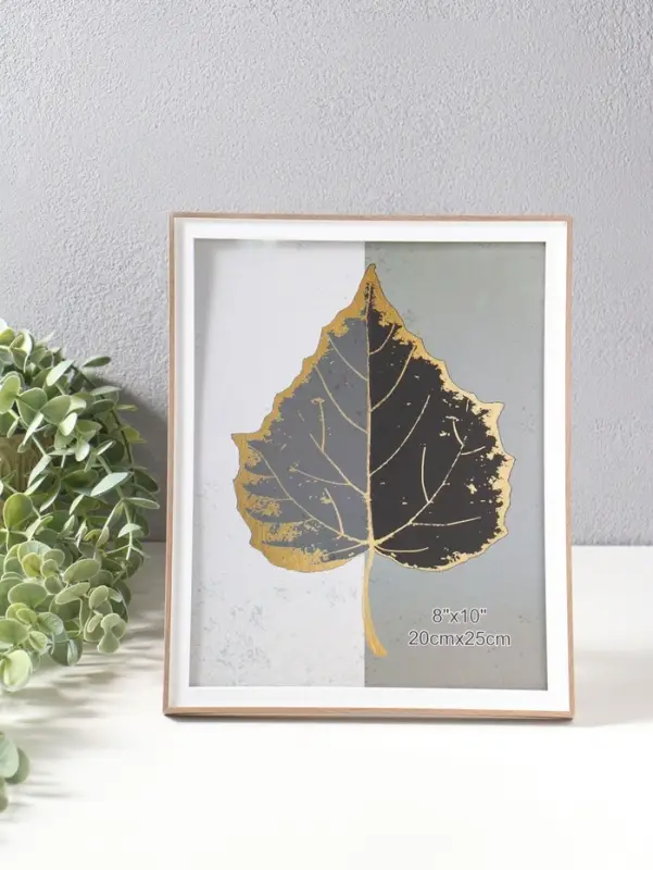 Фоторамка пластик 20х25 см "Современная классика" беж и белый 26х20,8х1,5 см