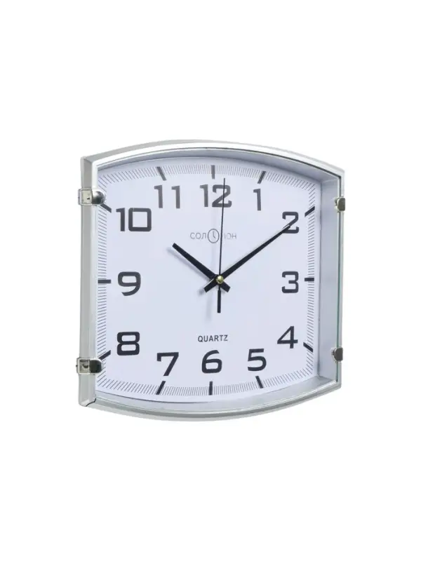 Часы настенные классические &laquo;Модерн&raquo;, бесшумные, плавный ход, 25&times;22 см, от батарейки 1&times;АА